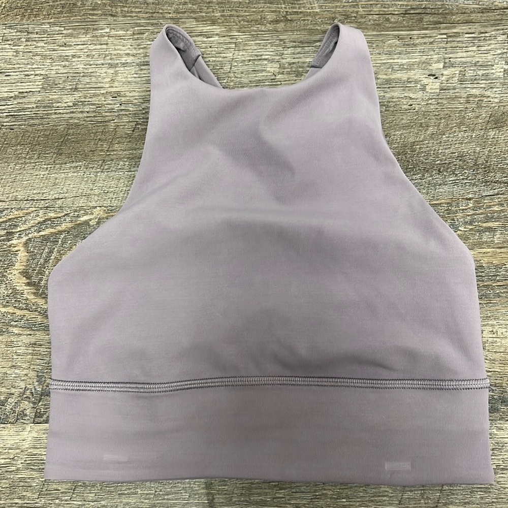 Lululemon Energy Bra High Neck Long Line -Tough Jubilee Purple Size 4